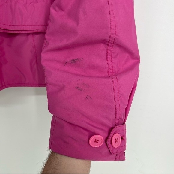 Ralph Lauren Coat Girls Large Pink Polyester Tech Polo Jeans Raincoat Jacket - Picture 5 of 11